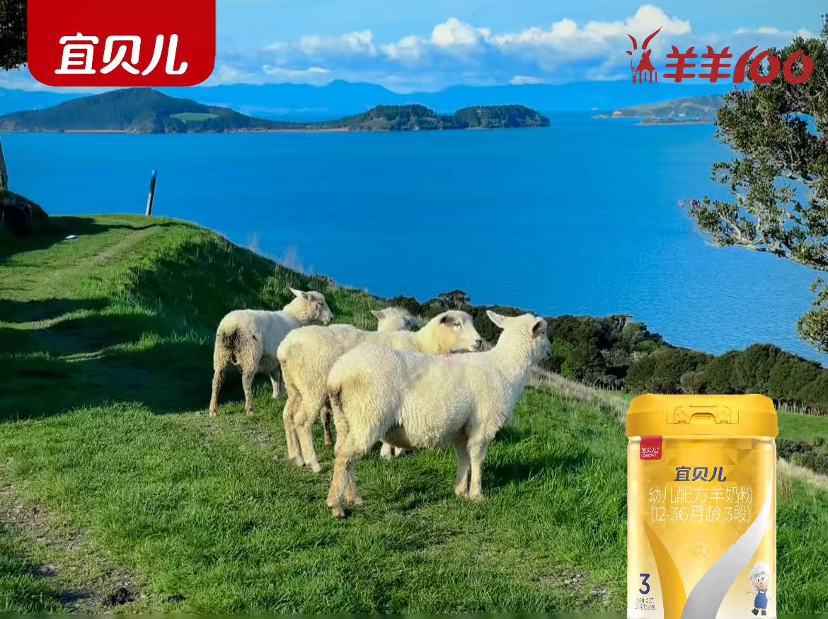 宜贝儿&新西兰黄金奶源带：天地共酿的纯绵羊乳诗篇